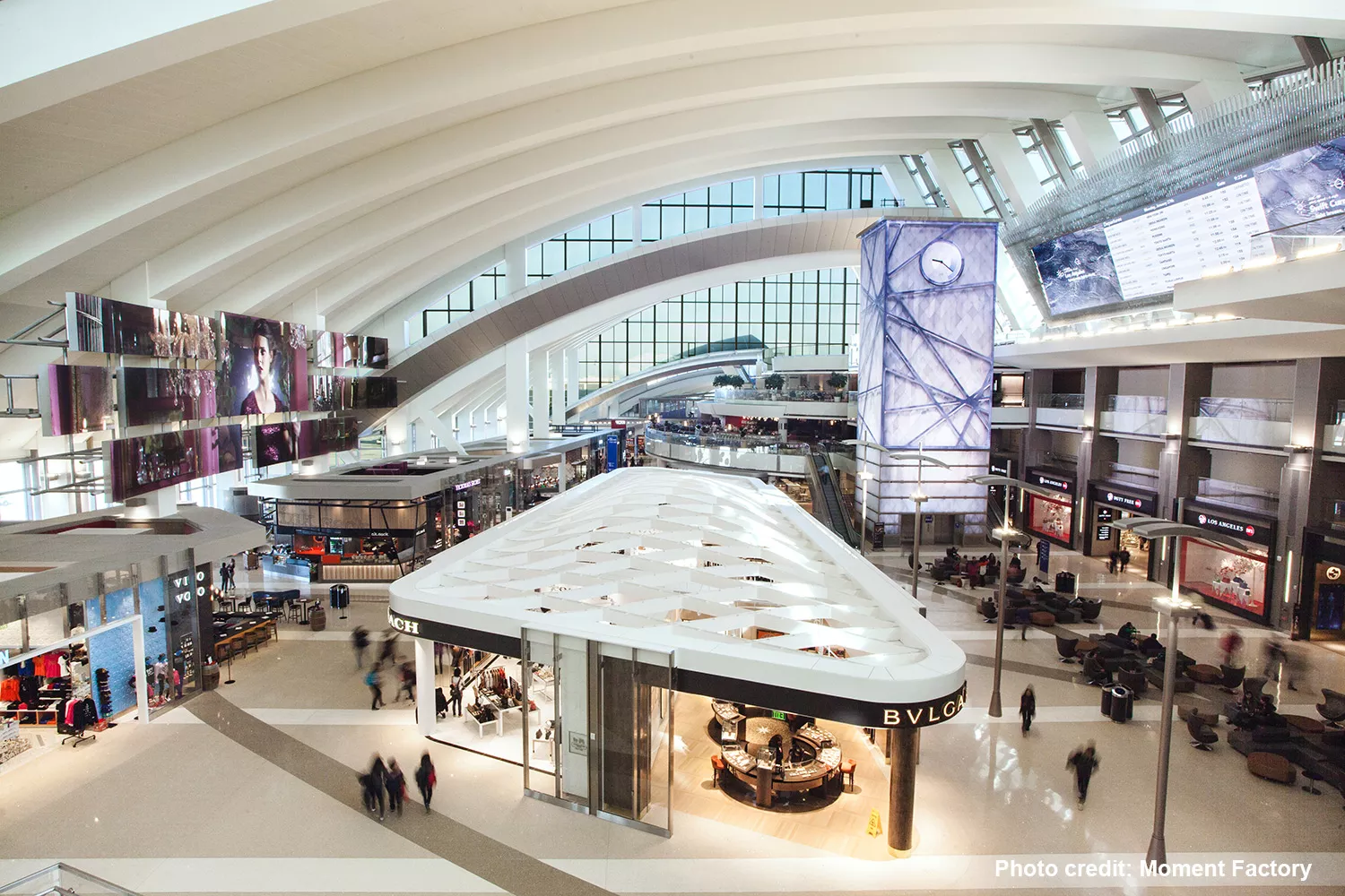 Photo of the Los Angeles Airport. Photo of the Los Angeles Airport.