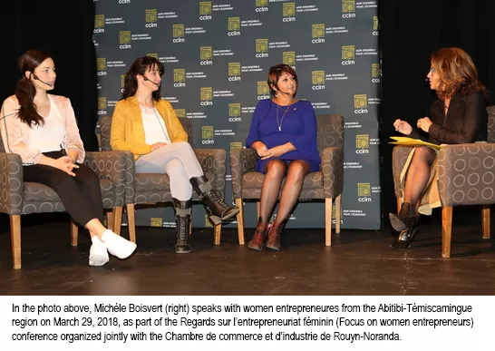 Panel de femmes.