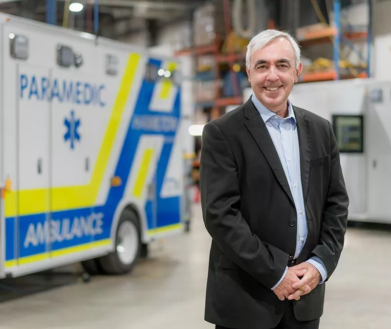 Alain Brunelle, président-directeur général, Demers Ambulances 
