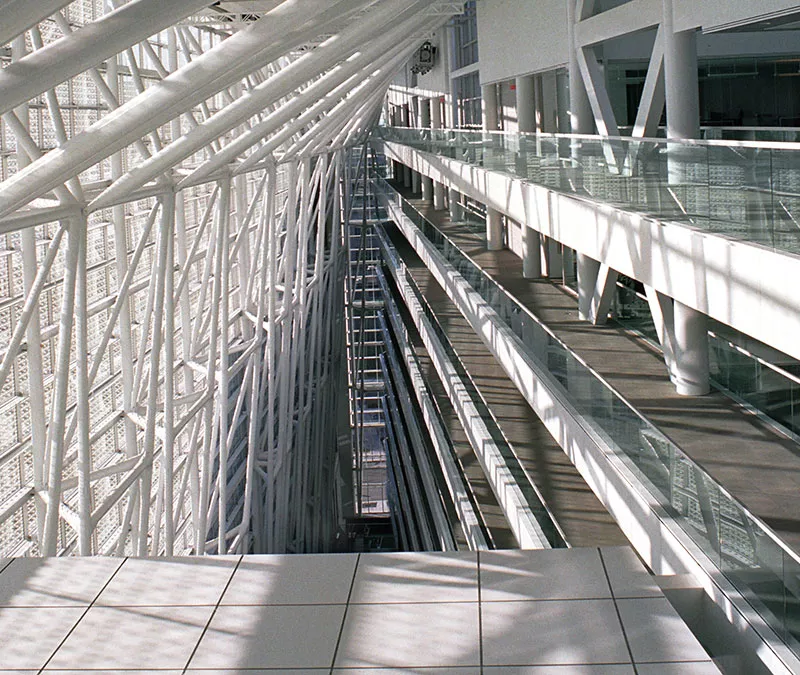 Intérieur de l'édifice de La Caisse.