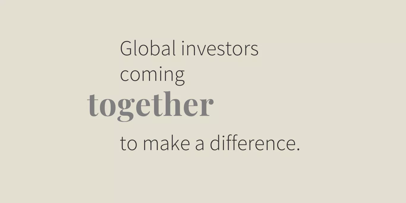 investor global initiatives.