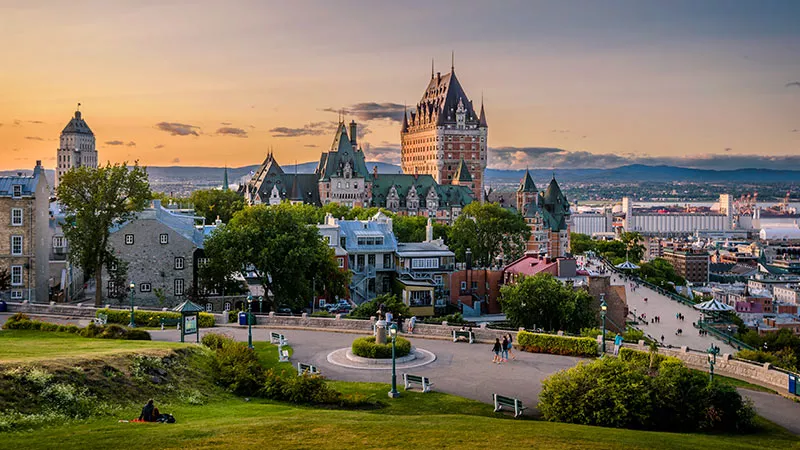 Photo of Quebec City.