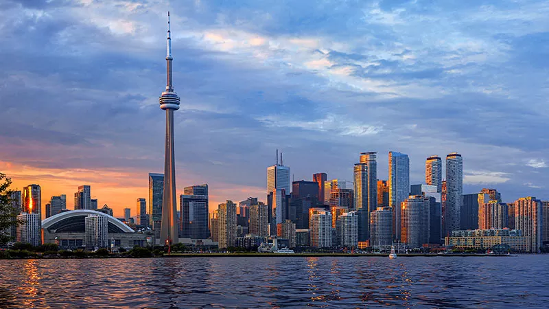 Photo of downtown Toronto.