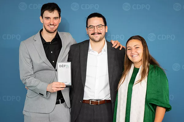 Gagnants de la deuxième place.