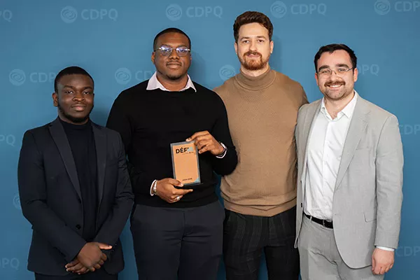 Gagnants de la troisième place.