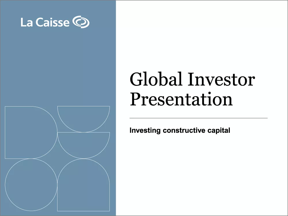Global Investor Presentation