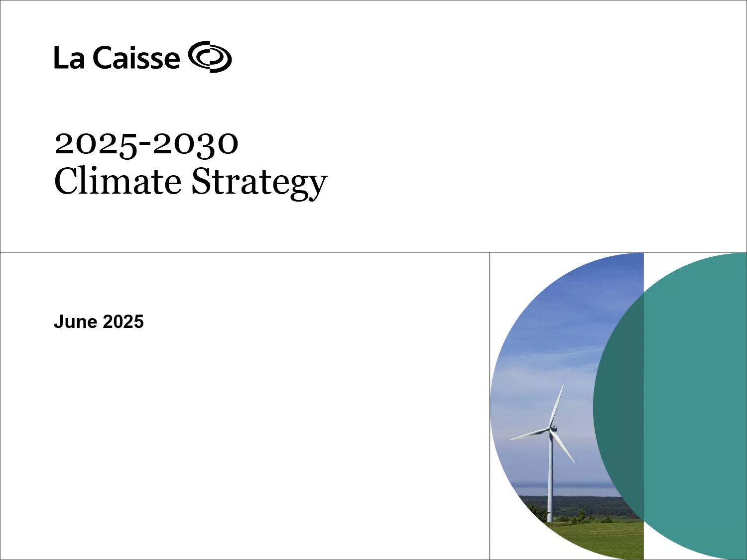 2025-2030 Climate Strategy