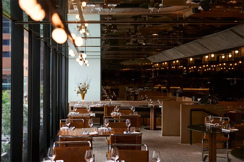 Restaurant de l'Hôtel Le Germain.