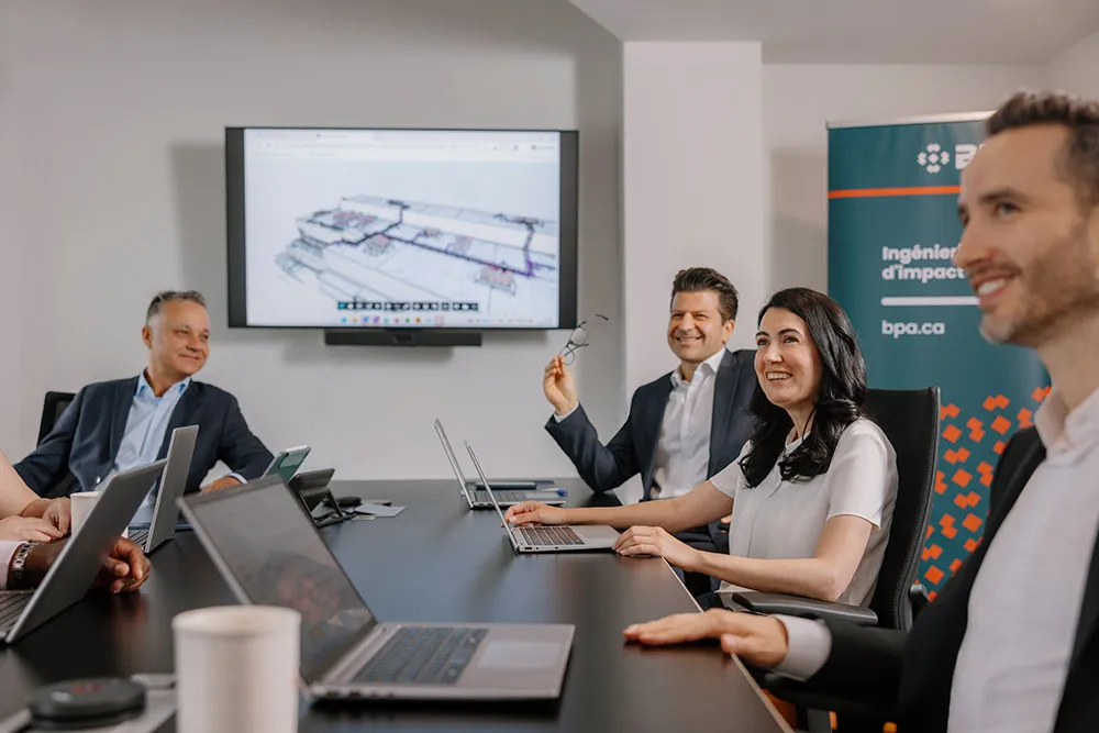 Team meeting.
