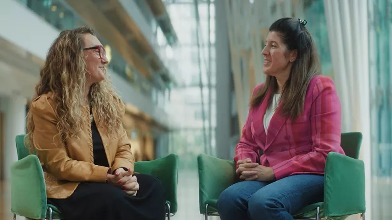 Marilyne Vallières and Pascale Pageau