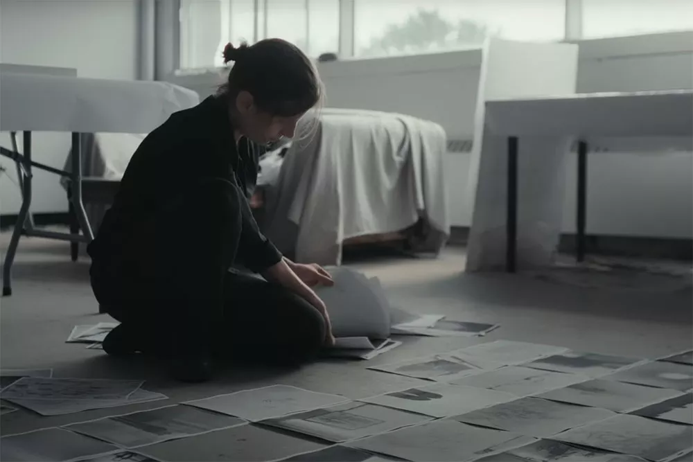 Sophie Jodoin in her art studio.